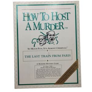 How To Host a Murder: The Last Train from Paris 1986 Mystery Game Used